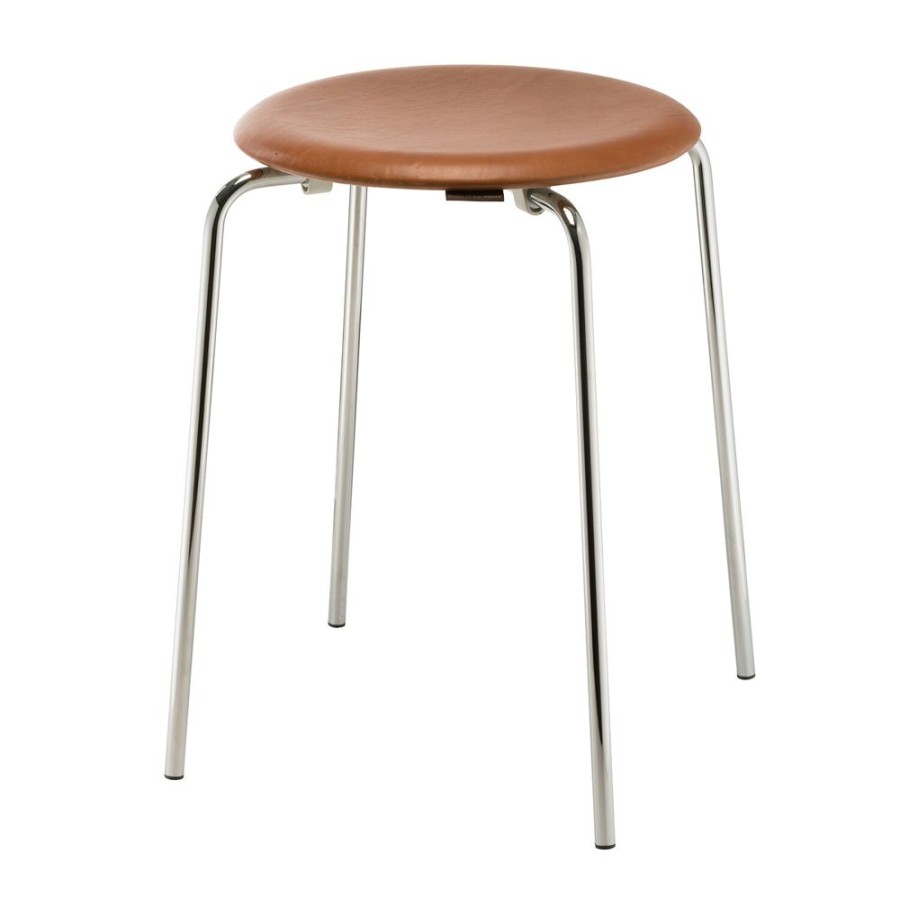 Mobler Fritz Hansen Pallar | Dot Pall, Valnot / Krom