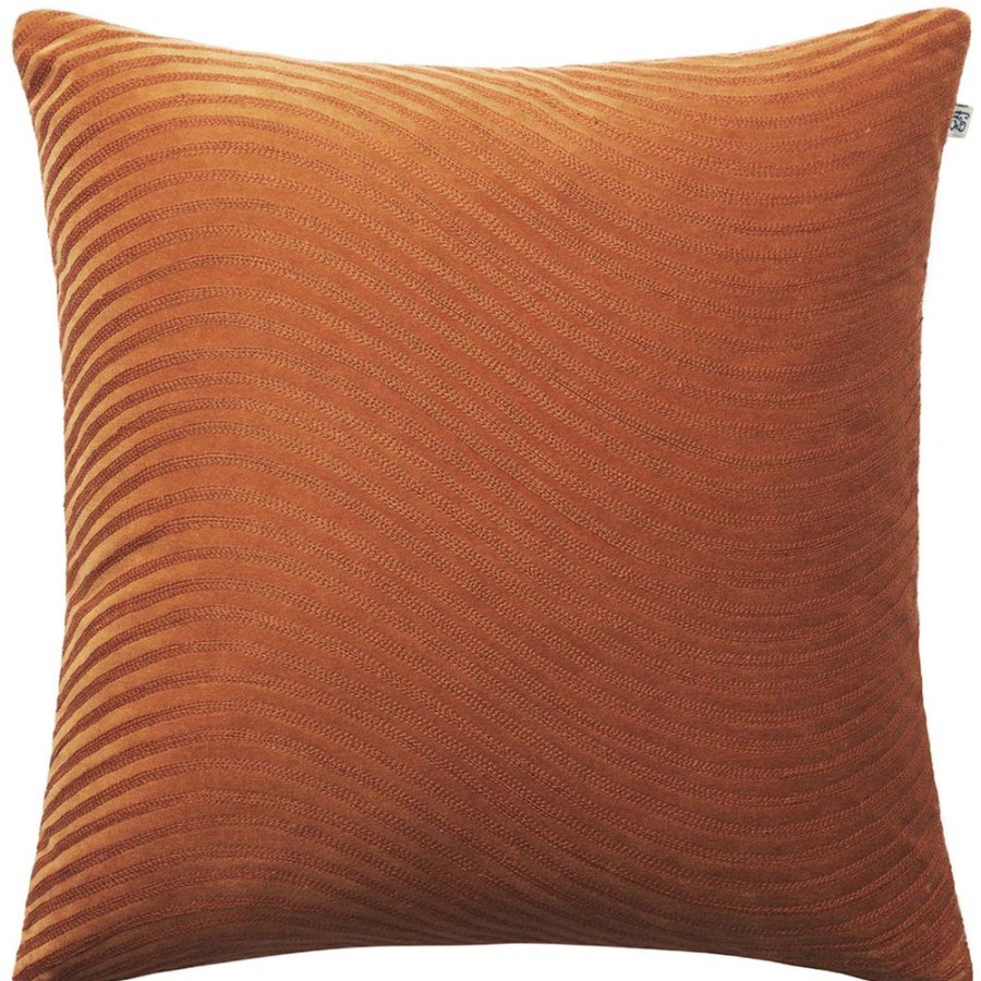 Textil Chhatwal & Jonsson Prydnadskuddar & Kuddfodral | Kunal Kuddfodral Terracotta, 50X50 Cm