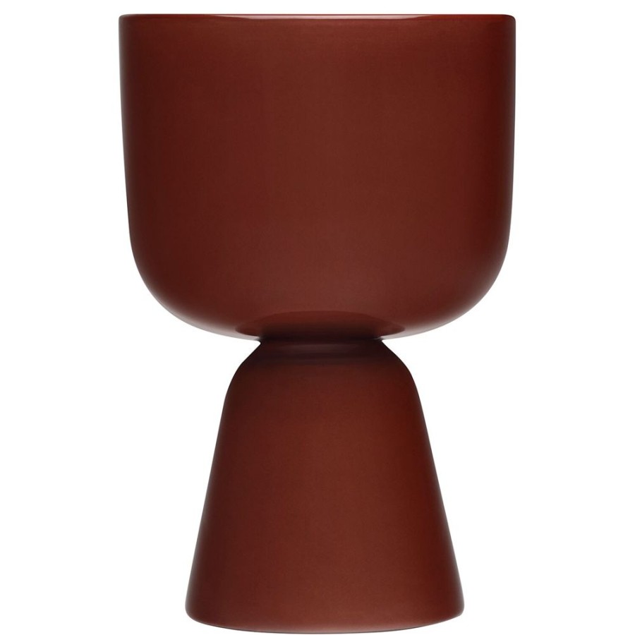 Inredning Iittala Krukor | Nappula Kruka 23X15 Cm, Brun