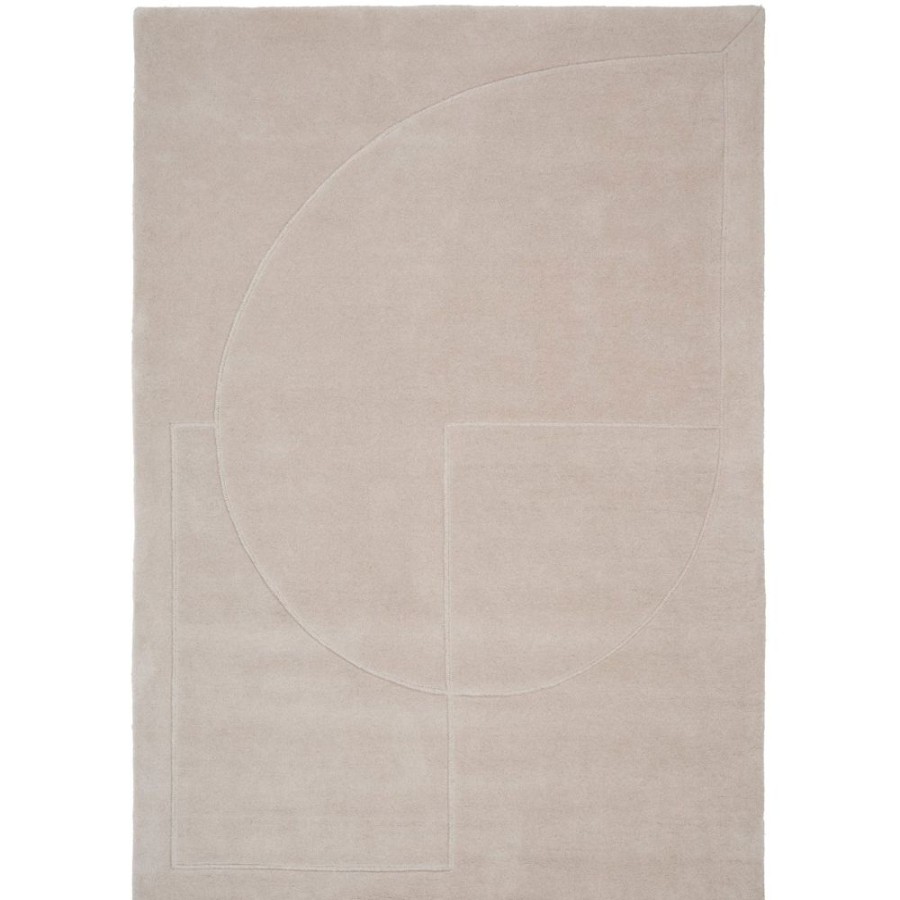 Mattor Linie Design Viskosmattor & Polyestermattor | Lineal Poem Ullmatta 170X240 Cm, Beige