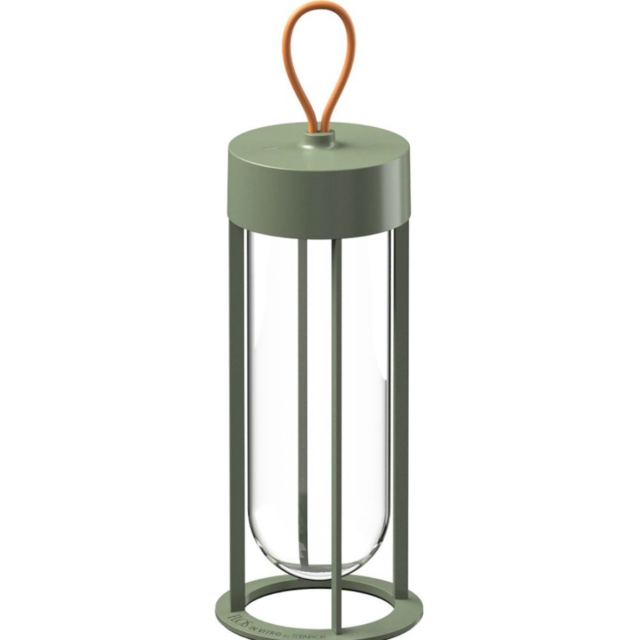 Belysning Flos Utebelysning | In Vitro Unplugged Bordslampa, Pale Green