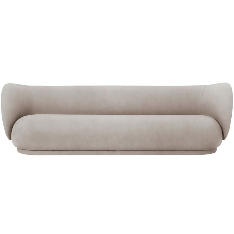 Mobler Ferm Living 4-Sitssoffor | Rico Brushed 4-Sitssoffa, Sand