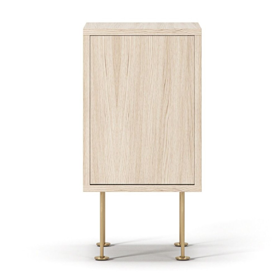 Mobler Decotique Sangbord | Vogue Sangbord, Vitpigmenterad Ek / Massing