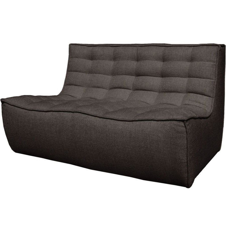 Mobler Ethnicraft Modulsoffor | N701 Soffa, Morkgra 2-Sits