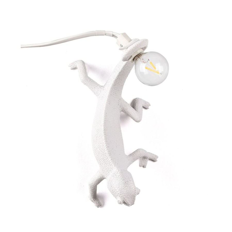 Belysning Seletti Vagglampor | Chameleon Lamp Going Down Vagglampa, Vit