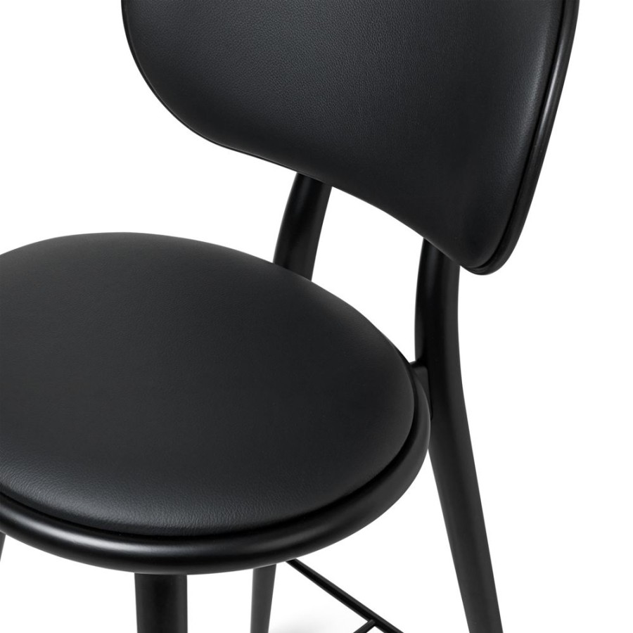 Mobler Mater Barstolar | The High Stool Backrest Barstol, Svartlackerad Bok