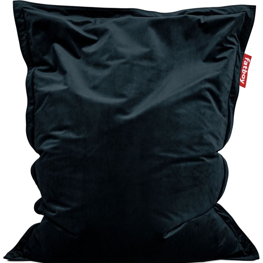 Mobler Fatboy Sittpuffar | Original Slim Velvet Recycled Sittsack, Night