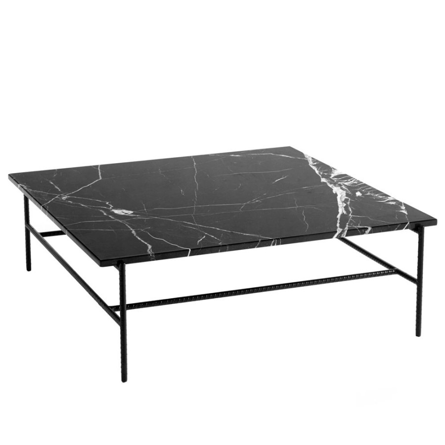 Mobler HAY Soffbord | Rebar Soffbord 100X104 Cm, Soft Black