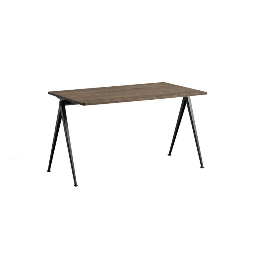 Mobler HAY Skrivbord | Pyramid Desk 01 140X75, Black Frame/Smoked