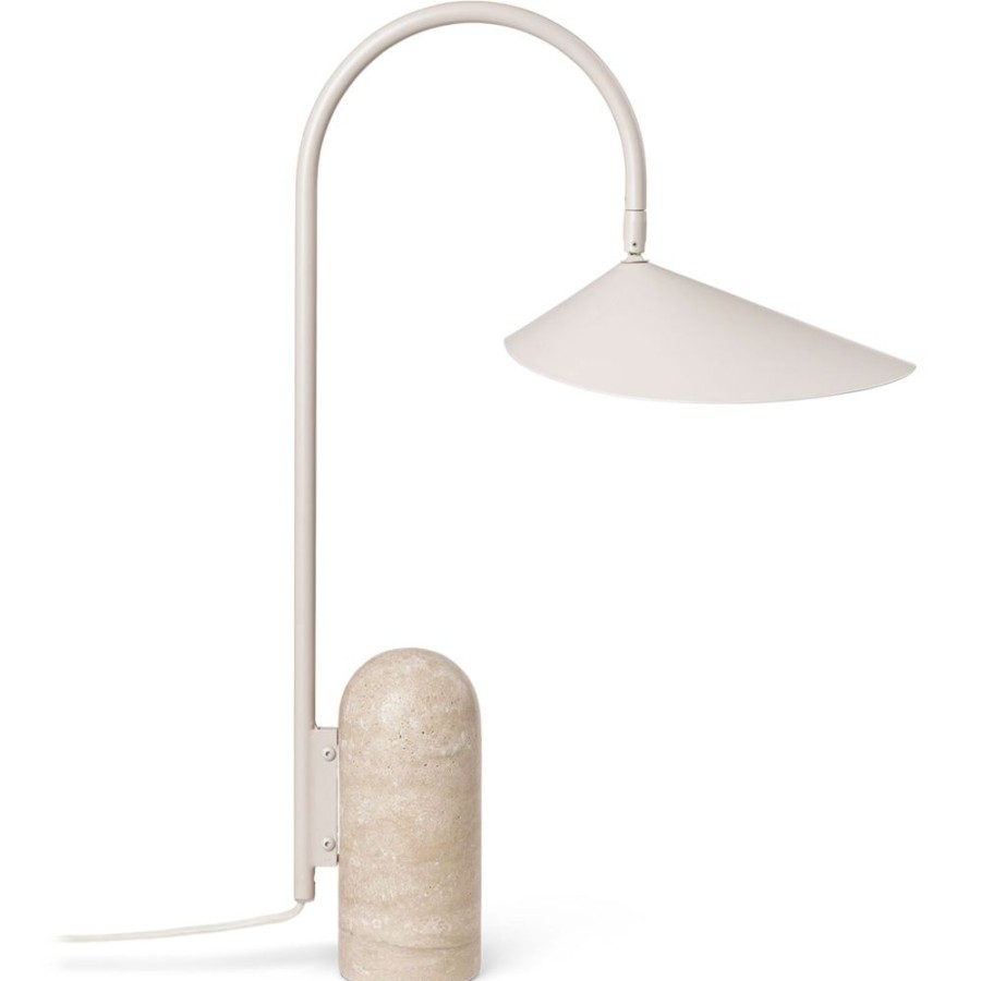 Belysning Ferm Living Bordslampor | Arum Bordslampa, Cashmere