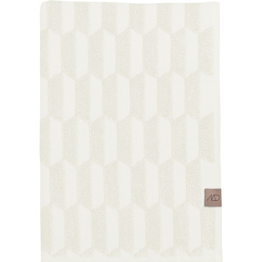 Textil Mette Ditmer Handdukar & Badlakan | Ge Handduk Off-White, 50X95 Cm