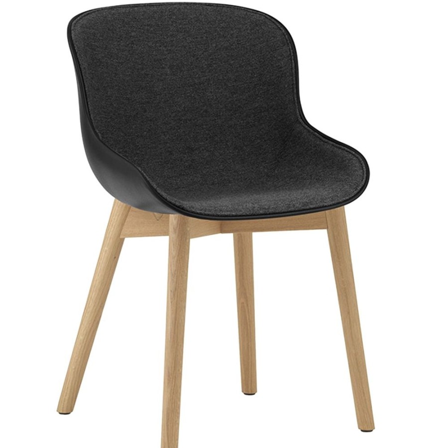 Mobler Normann Copenhagen Matstolar | Hyg Stol, Kladd Framsida, Morkgra / Ek