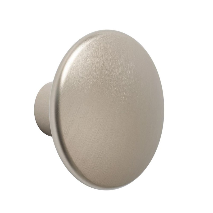 Inredning Muuto Krokar & Galgar | The Dots Krok Metall O5 Cm, Taupe