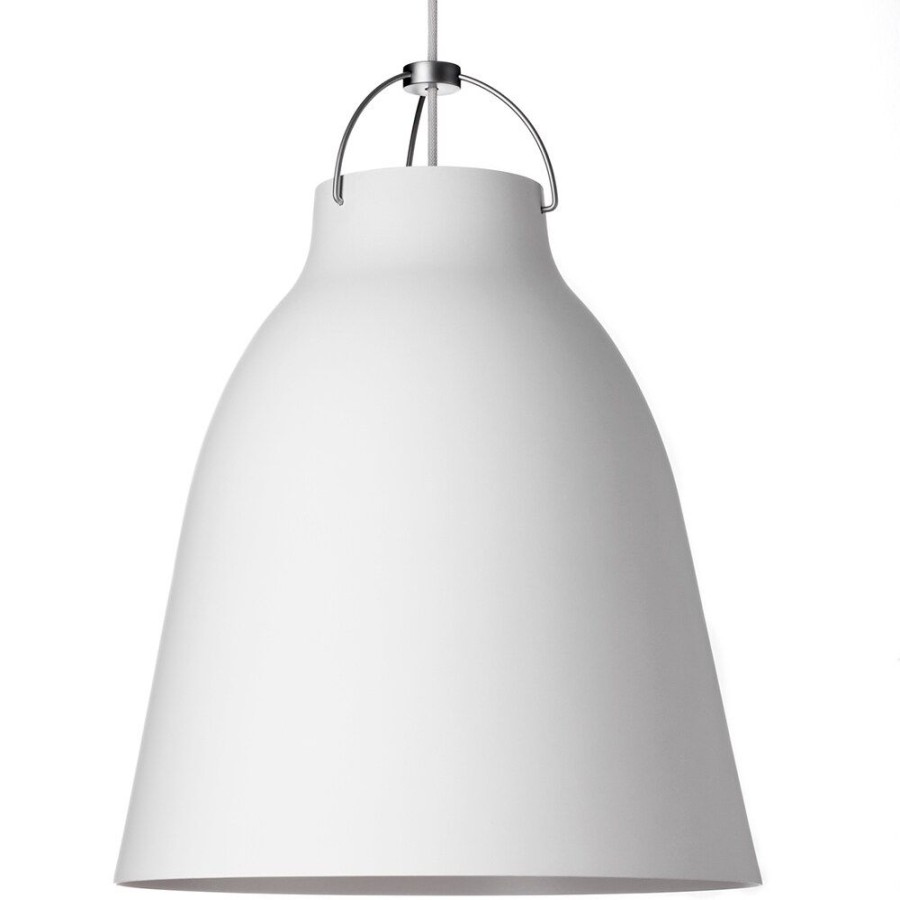 Belysning Fritz Hansen Taklampor | Caravaggio Taklampa P3 6M Kabel, Matt Vit