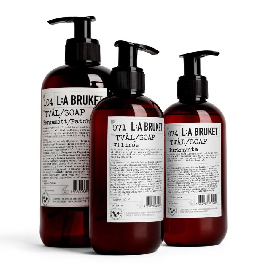 Inredning L:a Bruket Tvalar | 069 Lemongrass Flytande Tval 450 Ml