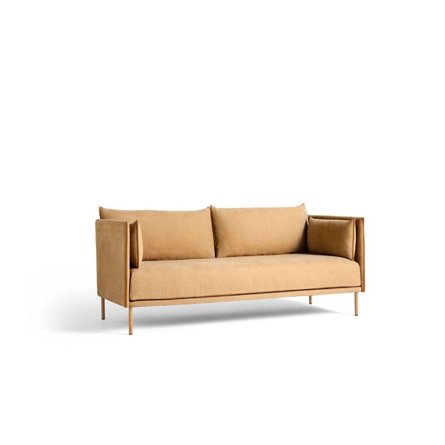 Mobler HAY 2-Sitssoffor | Silhouette 2 Cognac P Oiled Oak B/Linara 142 Spice