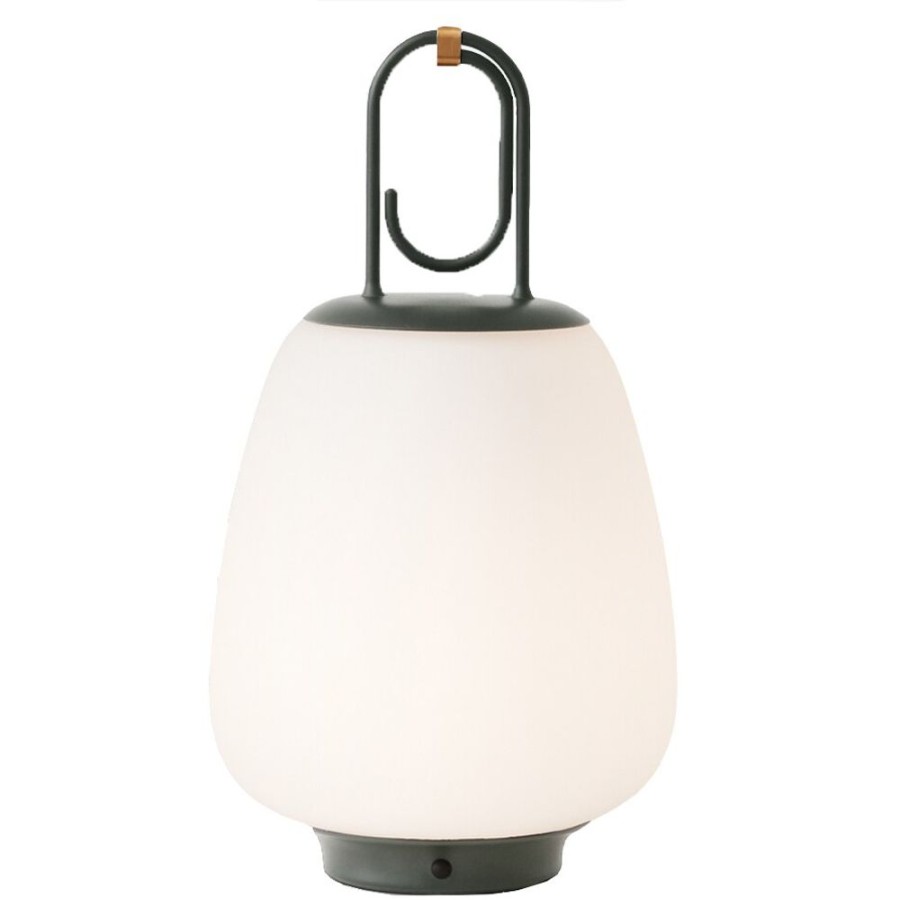 Belysning &Tradition Utebelysning | Lucca Lampa Portabel Utomhus Sc51, Moss Grey