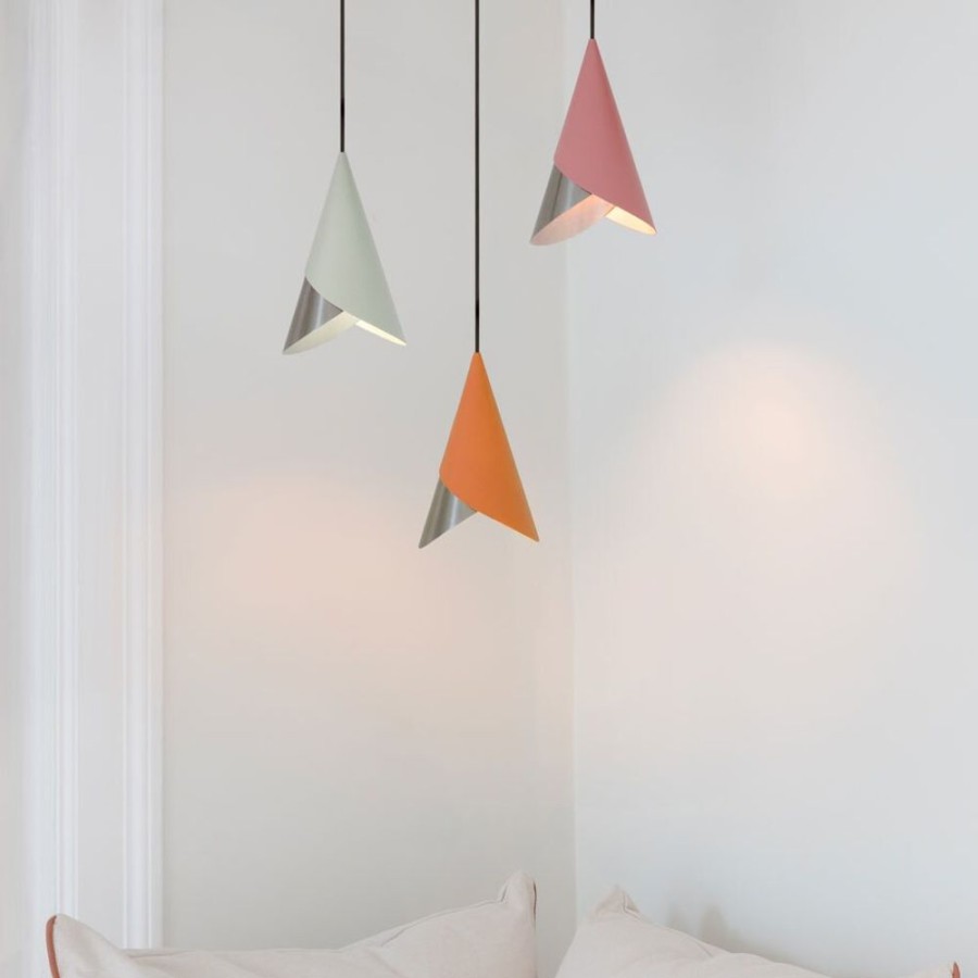 Belysning Umage Lampskarmar | Cornet Lampskarm, Stal / Orange