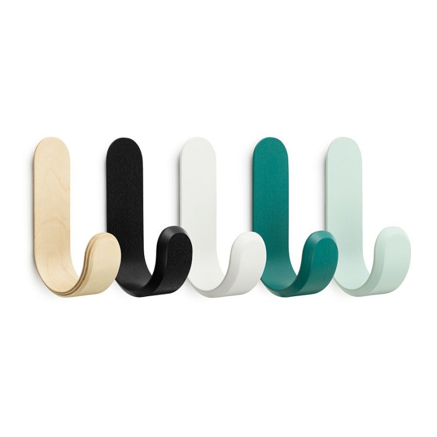 Inredning Normann Copenhagen Krokar & Galgar | Curve Krok, Vit