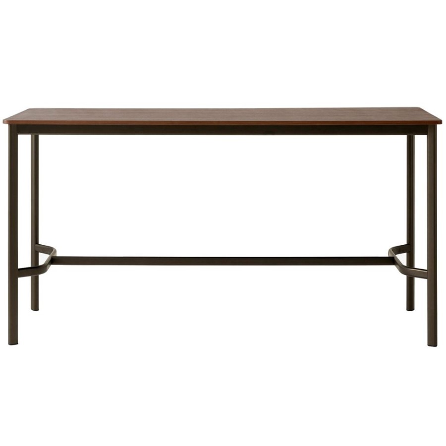 Mobler &Tradition Matbord | Drip Hw62 Barbord 80X190X95 Cm, Valnotsfaner / Svart