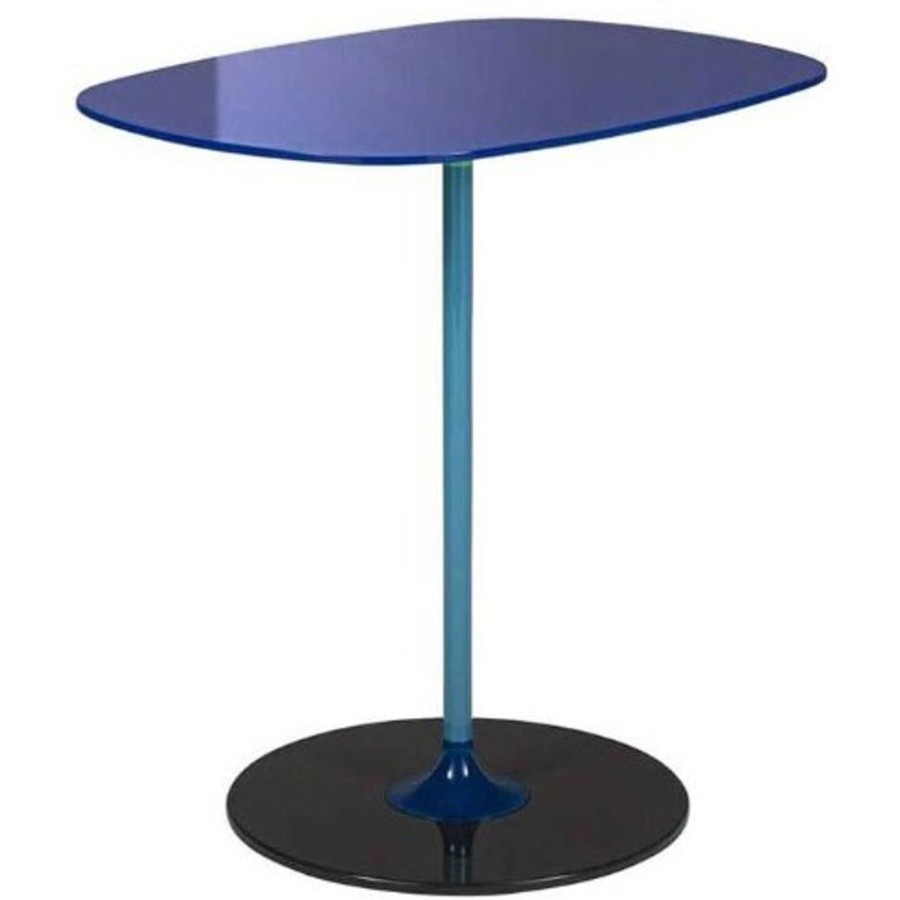 Mobler Kartell Sidobord & Smabord | Thierry Soffbord 33X50 Cm, Sea Blue