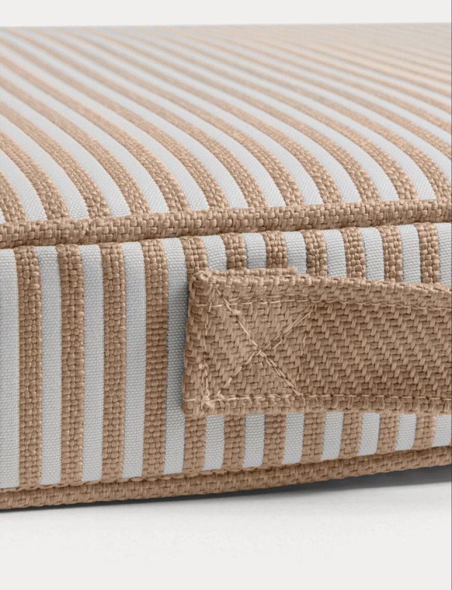 Textil DIYTI Dynor | Narrow Stripe Batkudde 40X45 Cm, Beige