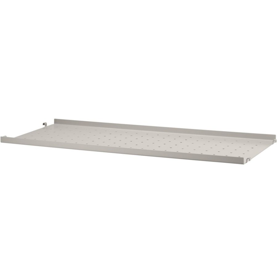 Mobler String Hyllplan | String Hyllplan Med Lag Kant Metall 30X78 Cm, Beige