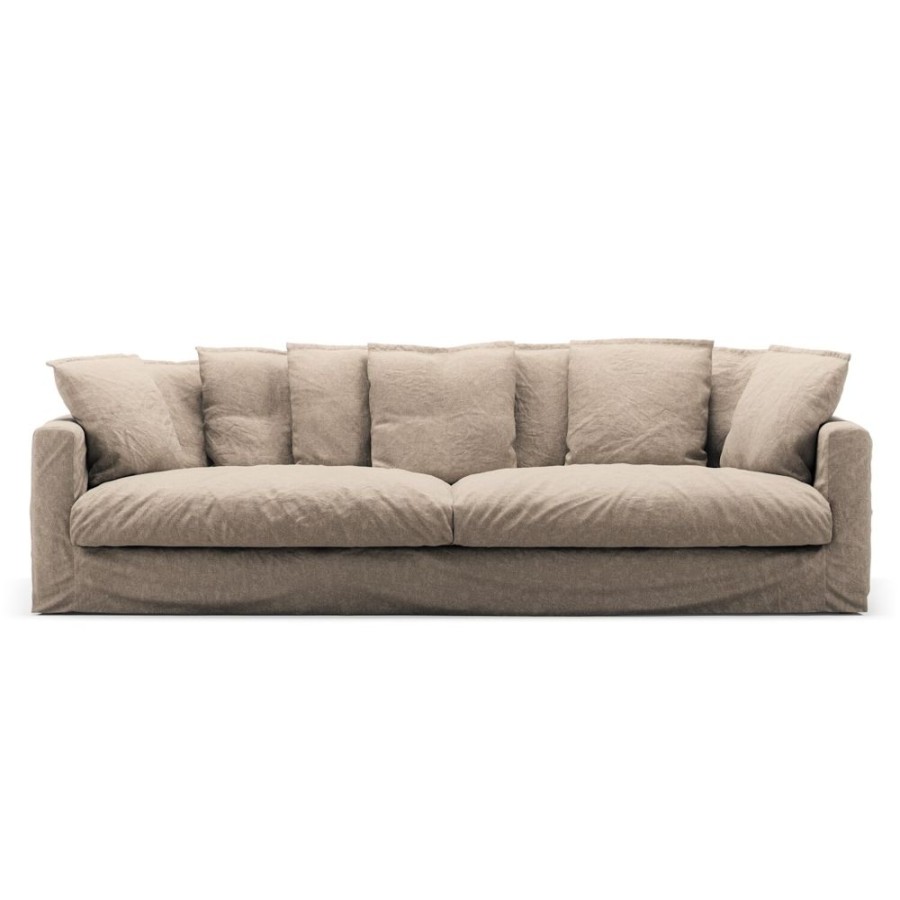 Mobler Decotique 4-Sitssoffor | Le Grand Air Soffa 4-Sits Linne, Savage Linen