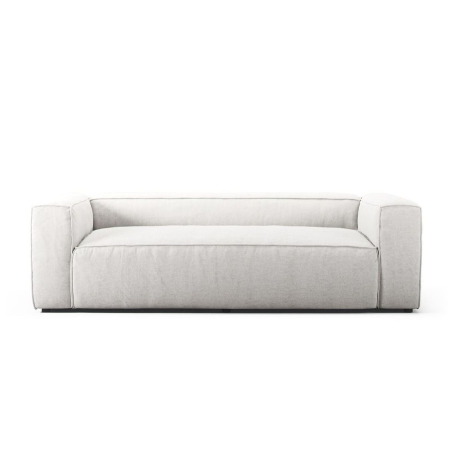 Mobler Decotique 2-Sitssoffor | Grand 2-Sitssoffa Minetyg, Moon White