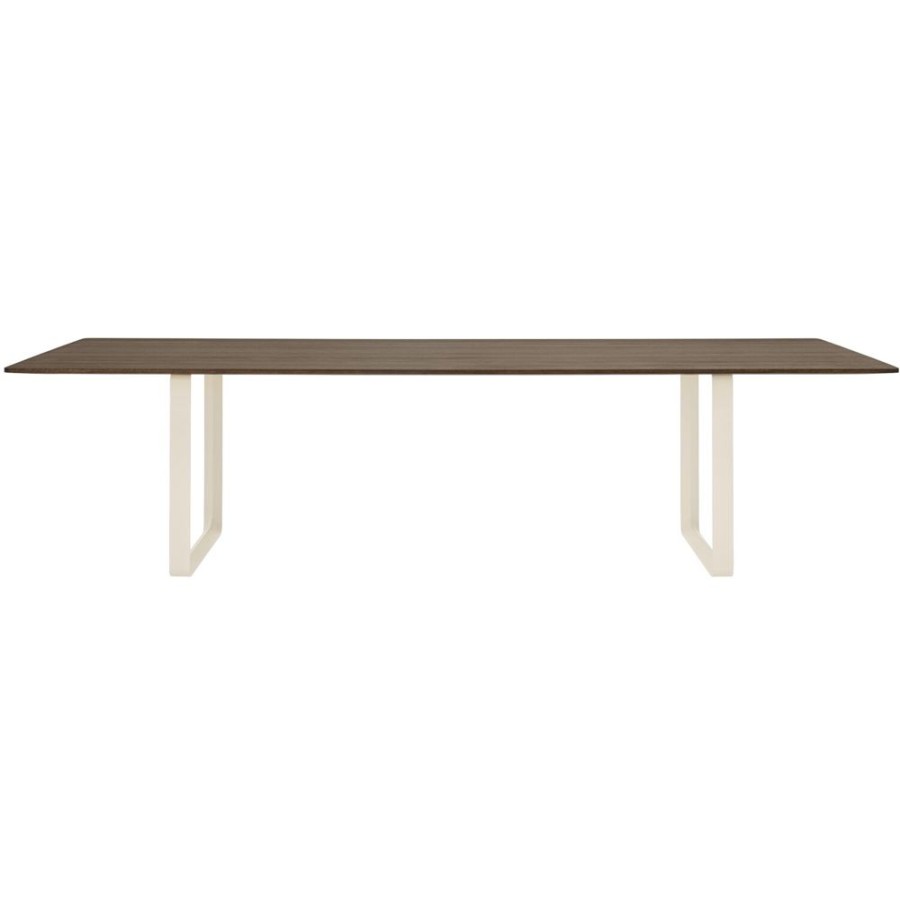 Mobler Muuto Matbord | 70/70 Bord 295X108 Cm, Massiv Rokt Ek / Sand