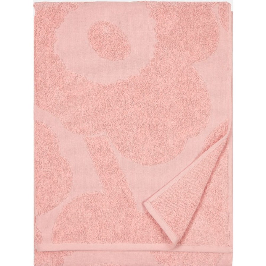 Textil Marimekko Handdukar & Badlakan | Unikko Towel Badhandduk 70X150 Cm, Rosa