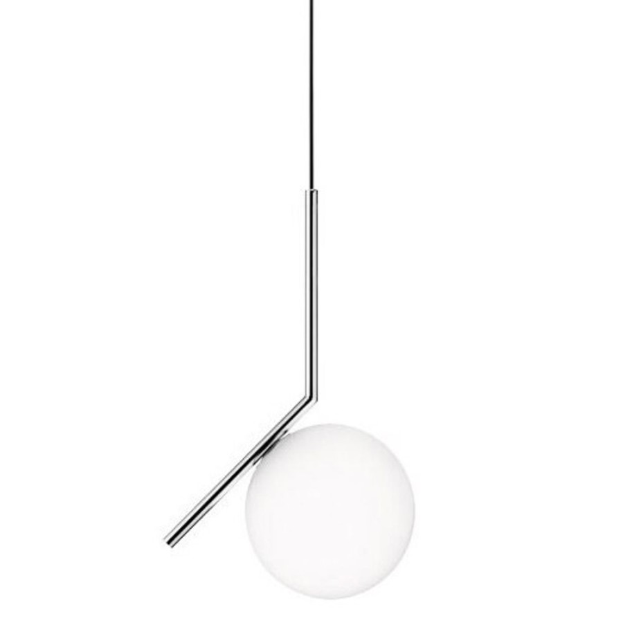 Belysning Flos Taklampor | Ic Lights S1 Pendel, Chrome