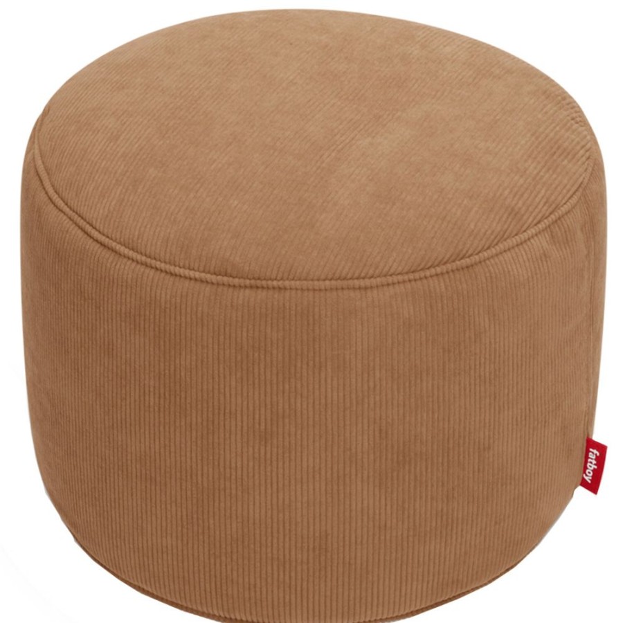 Mobler Fatboy Sittpuffar | Recycled Point Cord Sittpuff O50 Cm, Teddybear