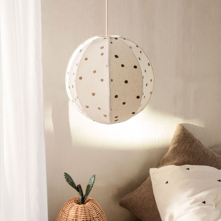 Belysning Ferm Living Lampskarmar | Dots Lampskarm Textil Broderad