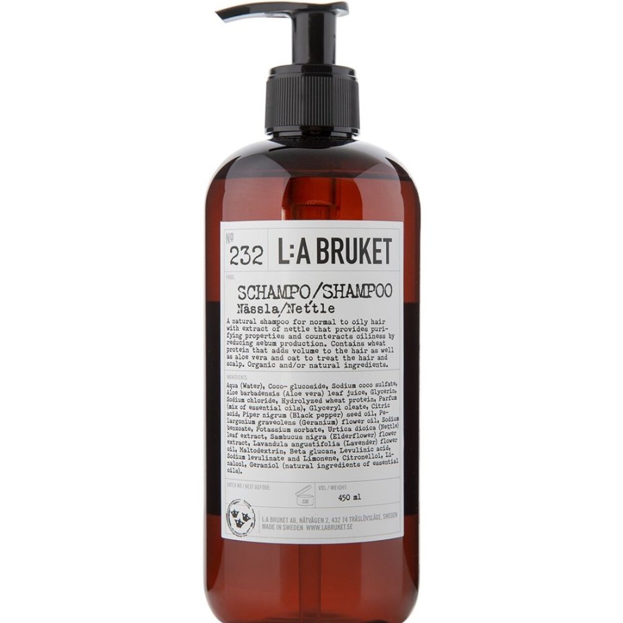 Inredning L:a Bruket Parfym & Kroppsvard | Schampo 450 Ml, Nassla