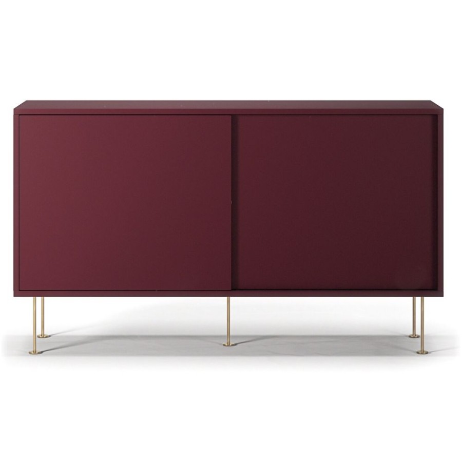 Mobler Decotique Sideboards | Vogue Sidobord Med Ben 136 Cm, Burgundy / Massing