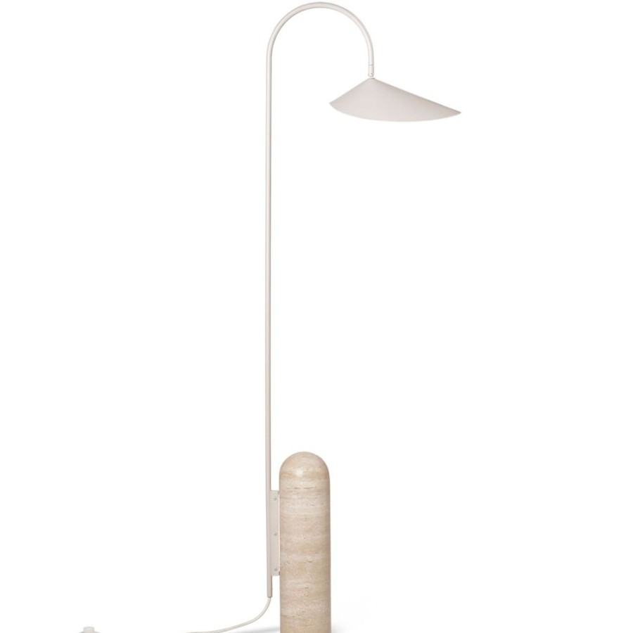 Belysning Ferm Living Golvlampor | Arum Golvlampa, Cashmere