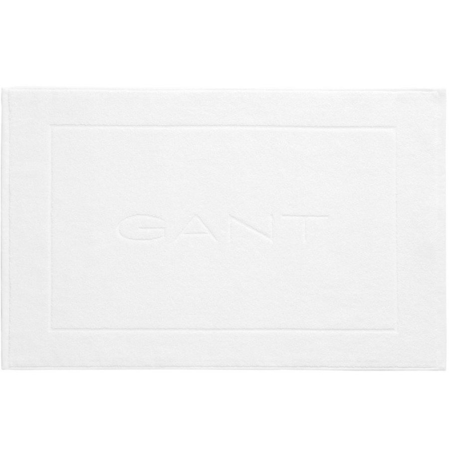 Inredning Gant Home Badrumstextilier | Badrumsmatta 50X80 Cm, Vit