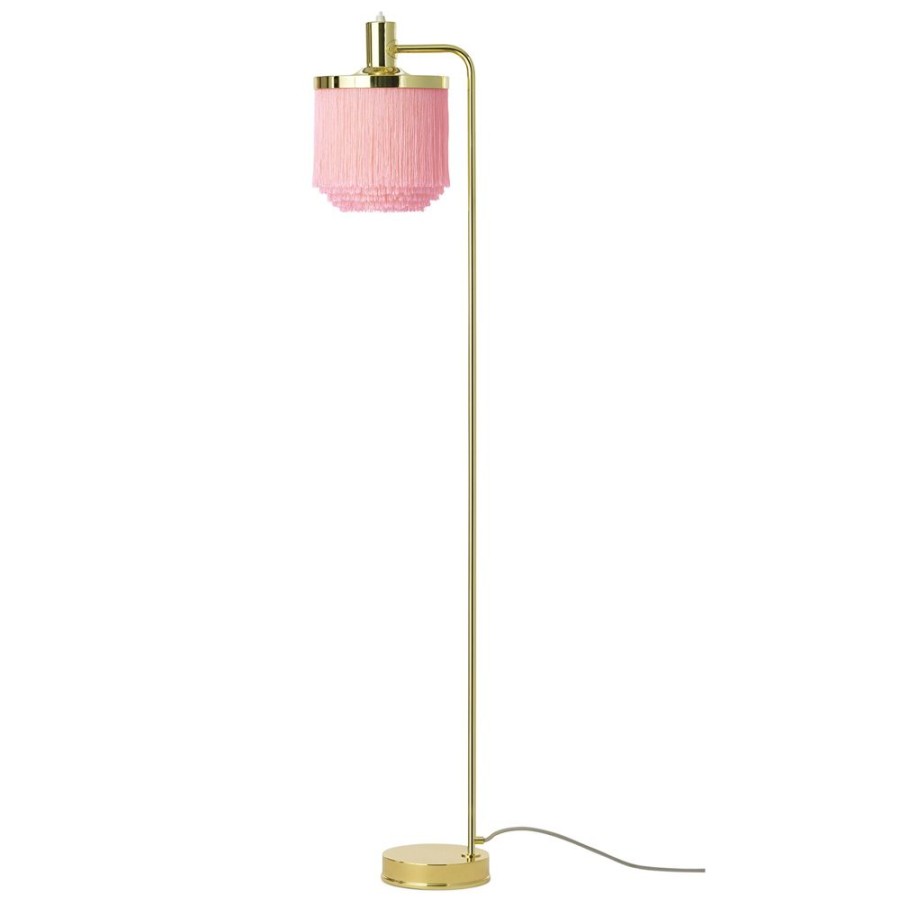 Belysning Warm Nordic Golvlampor | Fringe Golvlampa, Pale Pink