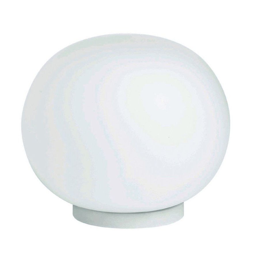 Belysning Flos Bordslampor | Mini Glo-Ball T Bordslampa, Vit