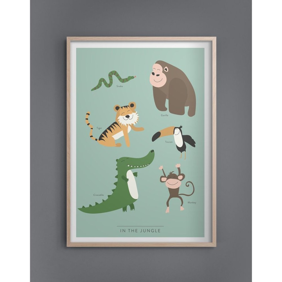 Inredning Kunskapstavlan® Posters | In The Jungle Poster 50X70 Cm