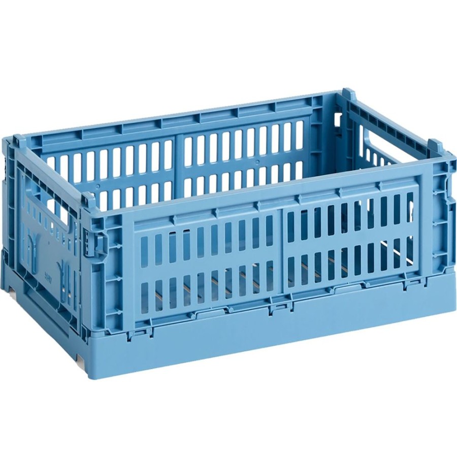 Inredning HAY Boxar & Askar | Colour Crate Forvaringslada S 17X26,5 Cm, Sky Blue