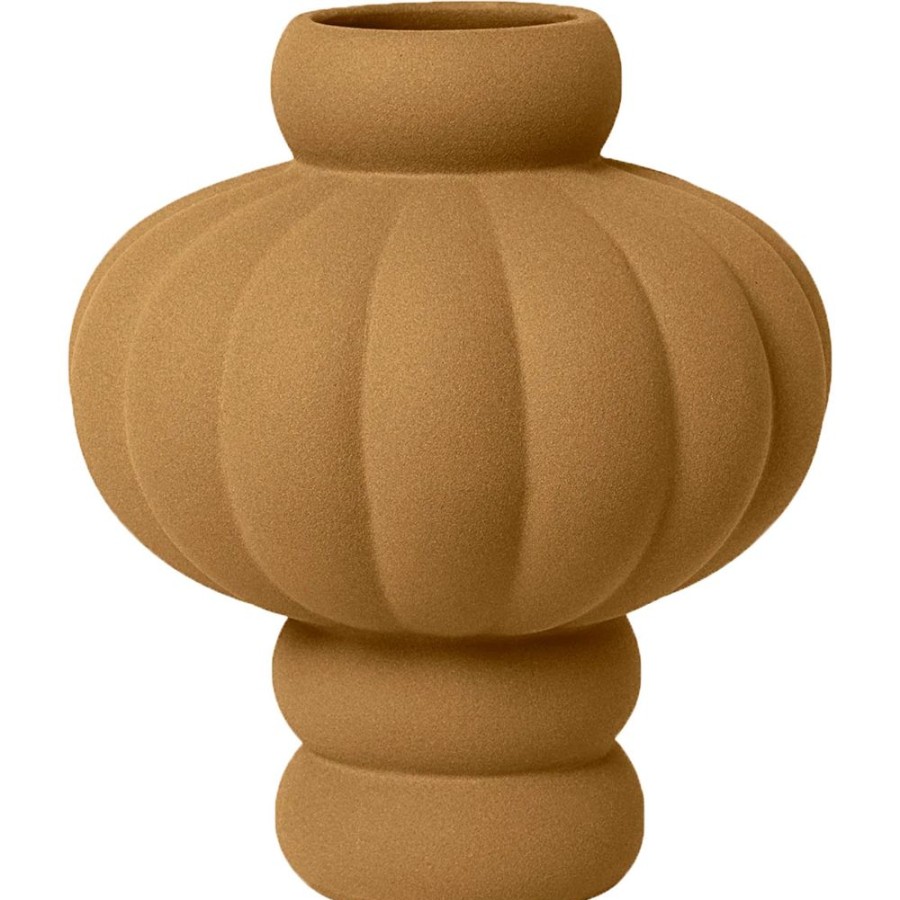 Inredning Louise Roe Vaser | Balloon 02 Vas 20 Cm, Sanded Ocker