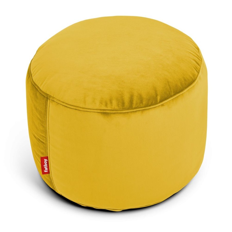 Mobler Fatboy Sittpuffar | Point Velvet Recycled Sittpuff, Gold Honey