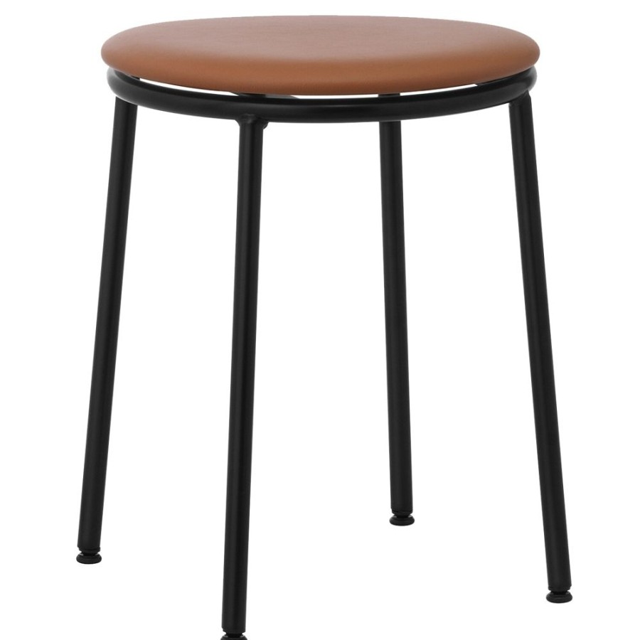 Mobler Normann Copenhagen Pallar | Circa Pall, Brunt Lader / Ultra Leather 41574