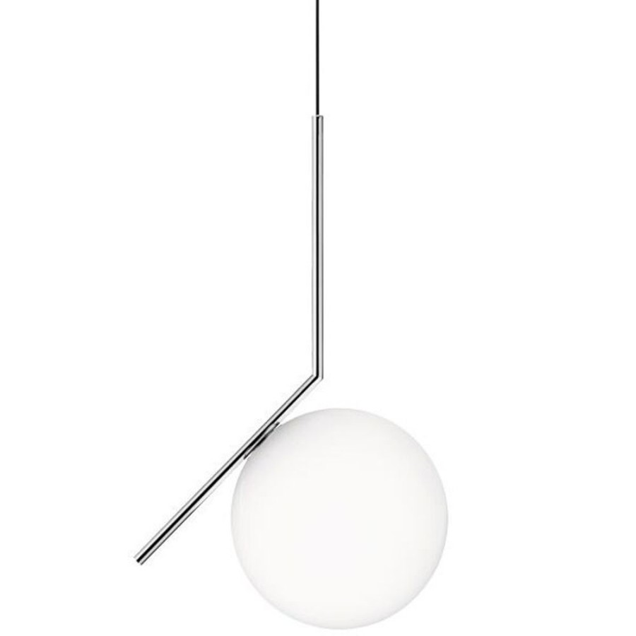 Belysning Flos Taklampor | Ic Lights S2 Pendel, Chrome