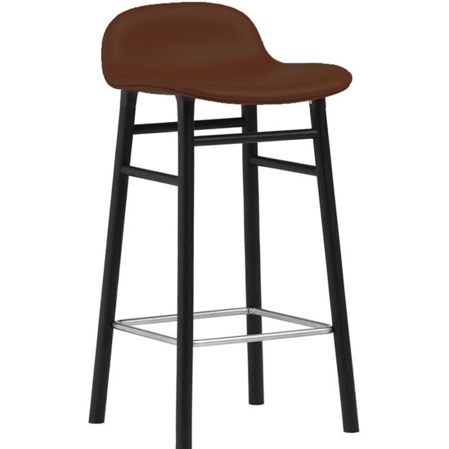 Mobler Normann Copenhagen Barstolar | Form Barstol 65 Cm, Konjak / Svart Ek