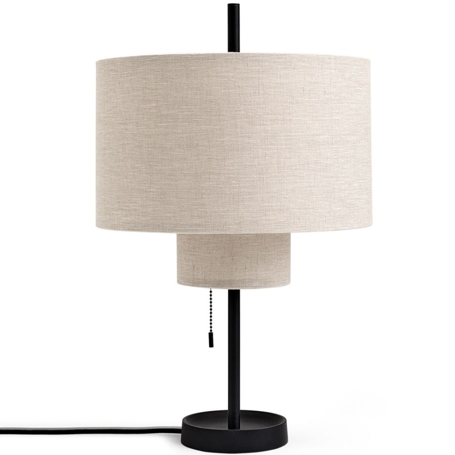 Belysning New Works Bordslampor | Margin Bordslampa, Svart / Beige