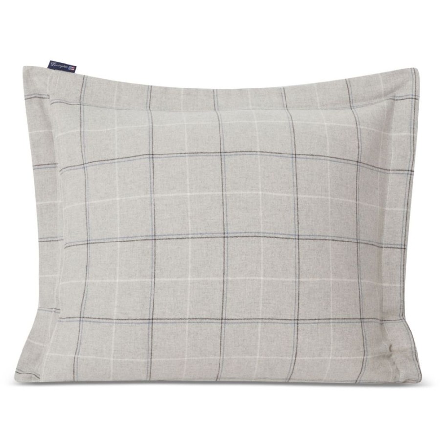 Textil Lexington Orngott | Checked Cotton Flannel Orngott 50X60 Cm, Light Grey/Dove