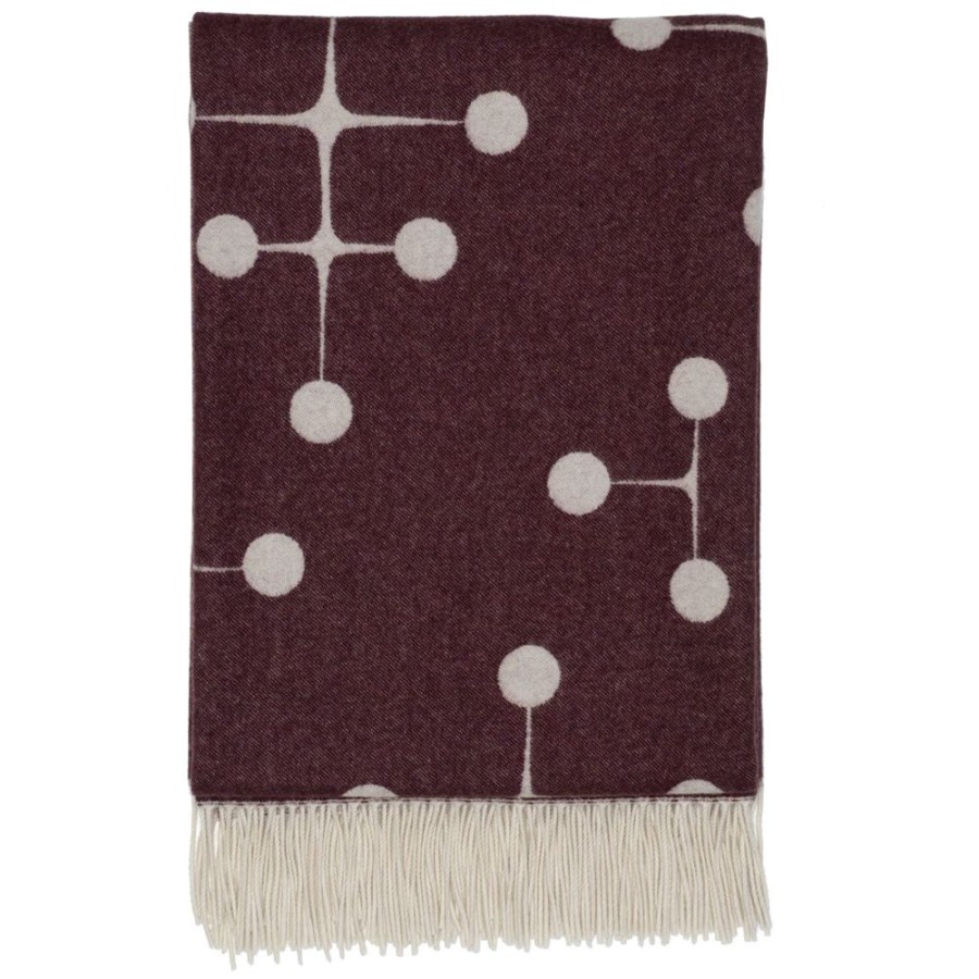 Textil Vitra Pladar & Filtar | Eames Ullfilt 135X200 Cm, Eames Special Collection, Bordeaux